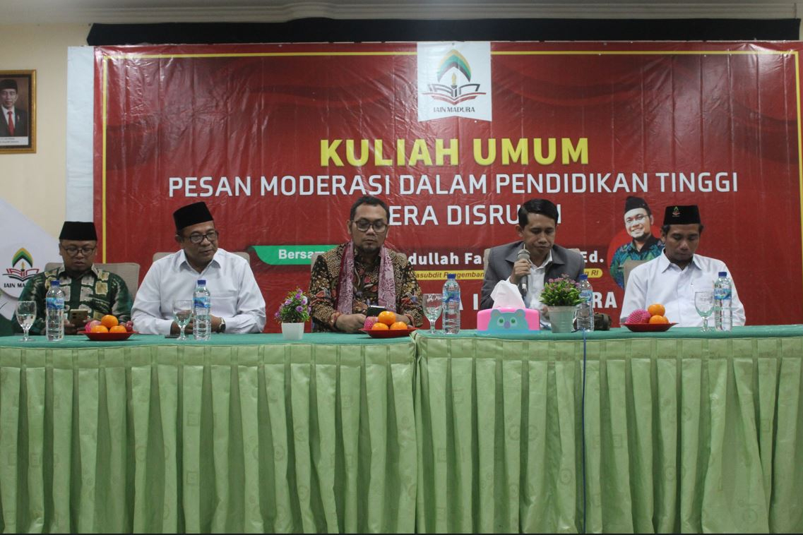 Kuliah Umum Program Magister Pascasarjana: "Pesan Moderasi dalam Pendidikan Tinggi di Era Disrupsi"