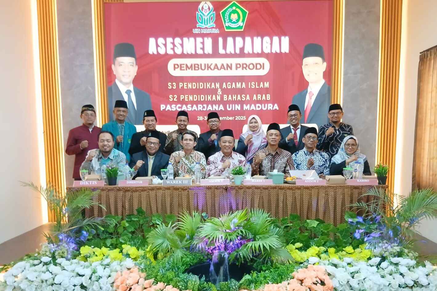PASCASARJANA UIN MADURA LAKUKAN ASESMEN LAPANGAN BUKA PRODI S2 PBA DAN S3 PAI
